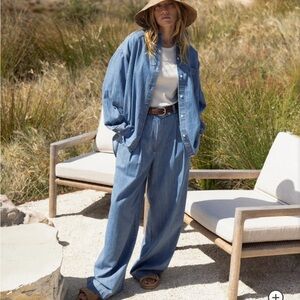 Jenni Kayne Blue Denim Trousers